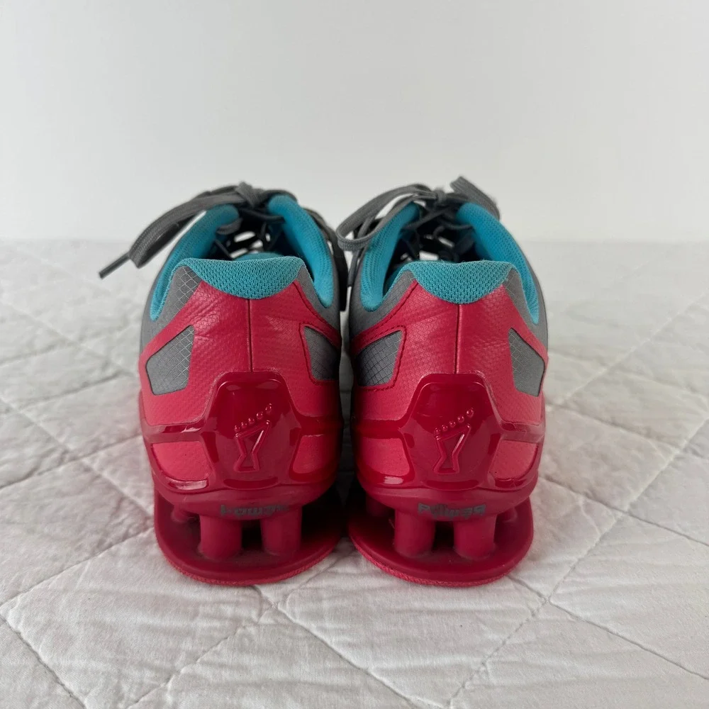 Inov 8 Fastlift 325 Women Shoes Grey Pink Teal Cross Trainer Weightlifting 9.5 - Picture 4 of 11